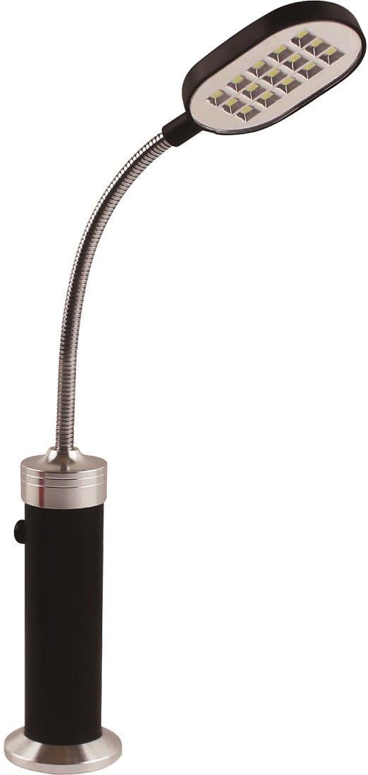 Magnetisk grillampa med ledljus