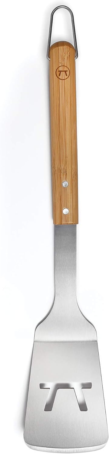 Smal stekspade med handtag i bambuträ