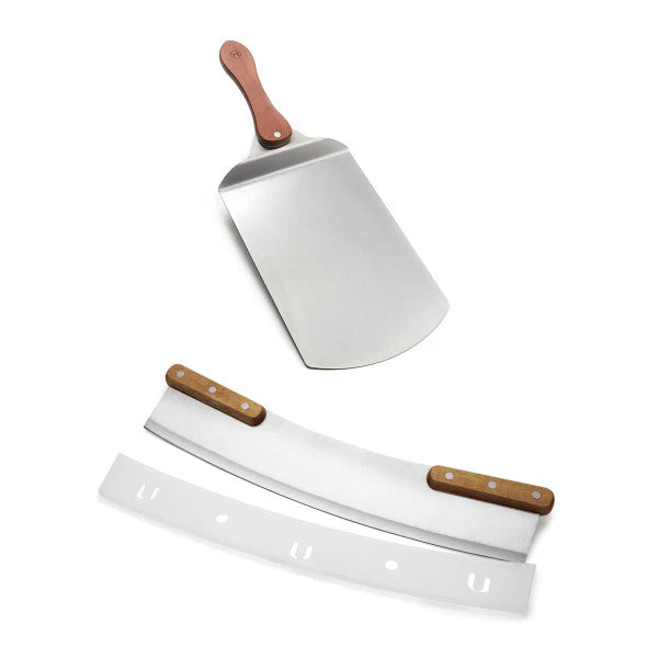Pizzaspade & pizzaskärare set