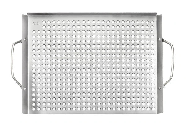 Grillbricka i rostfritt stål - Large