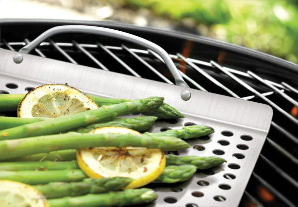 Grillbricka i rostfritt stål - Large
