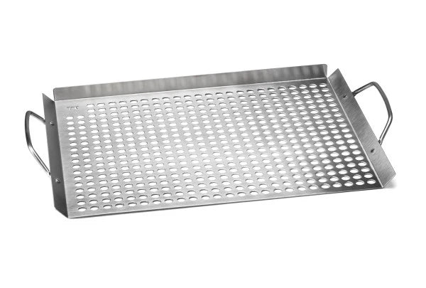 Grillbricka i rostfritt stål - Large