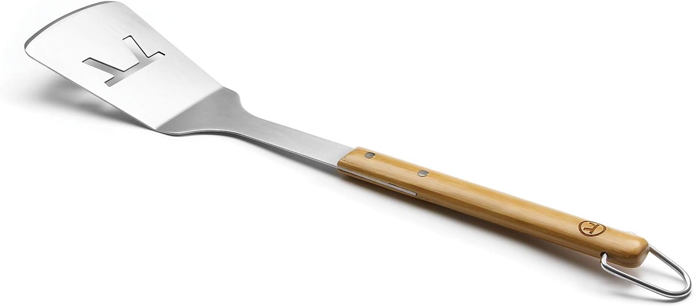Smal stekspade med handtag i bambuträ